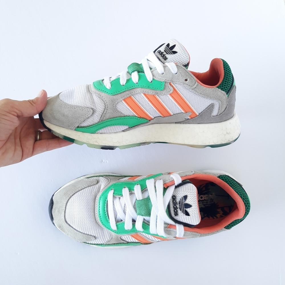 Adidas Tresc Run White Bliss Coral size 6.5 - Picture 4 of 9